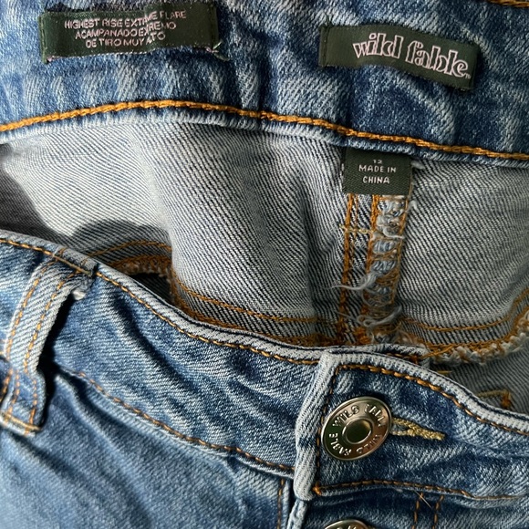Wild Fable button up flare jeans - Picture 6 of 9